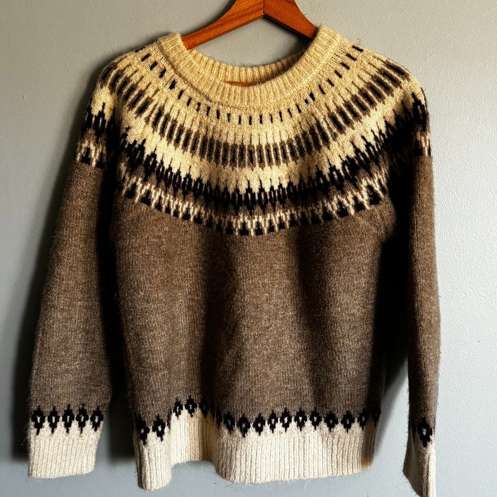 Vintage Brown JohnnyBecca Thick Sweater